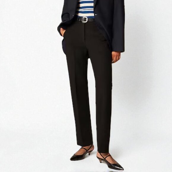 J. Crew Petite lower-rise Essential wide-leg pant in city twill Size 12 Petite - Picture 1 of 13